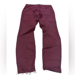 Ana A‎ New Approach Skinny Ankle Women’s Size 10 Skinny Jeans Mid Rise maroon